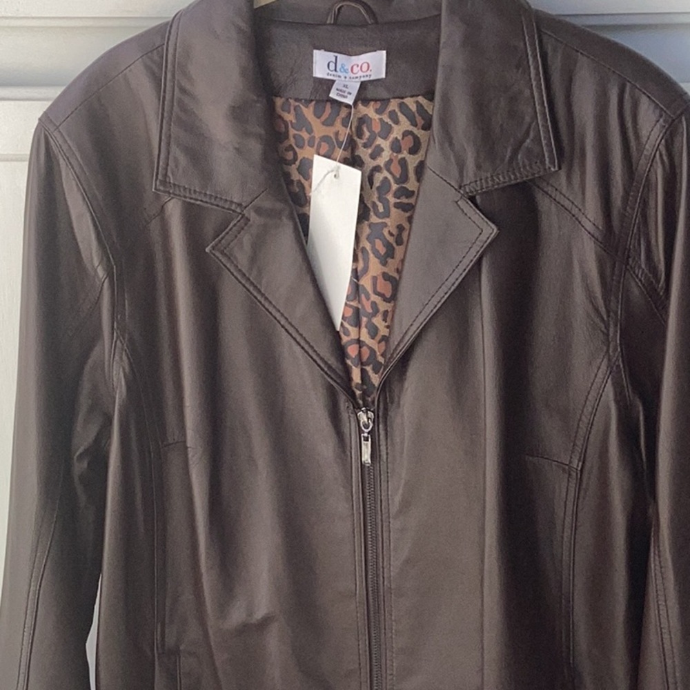 Women’s leather jacket XL